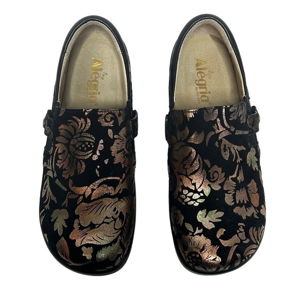 NWOT Alegria Leather Slip-On Shoes With Double Gore Kara Regal Copper - Picture 5 of 16